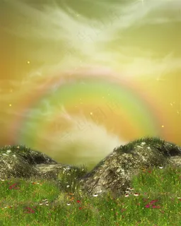 卡通梦幻童话背景