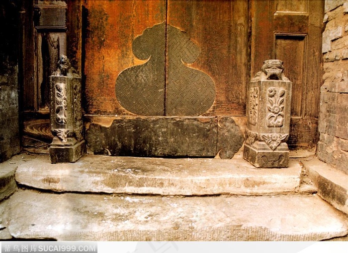 北京印象-雕刻的花朵和蛤蟆