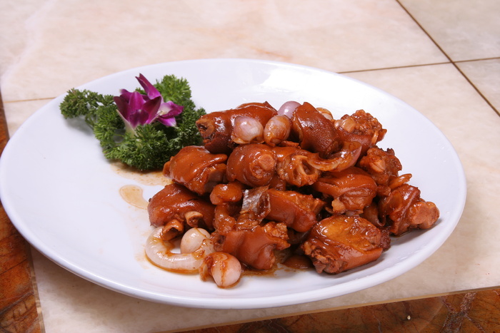 港式葱油猪手 (1)