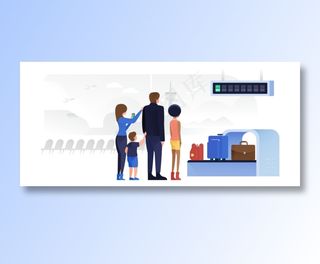 全家外出免抠图