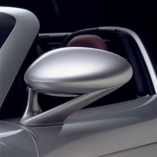 保时捷911汽车后视镜特定摄影