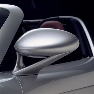 保时捷911汽车后视镜特定摄影