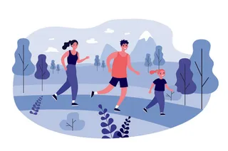 扁平化人物场景办公互联网等距ai矢量设计网页海报UI素材插画