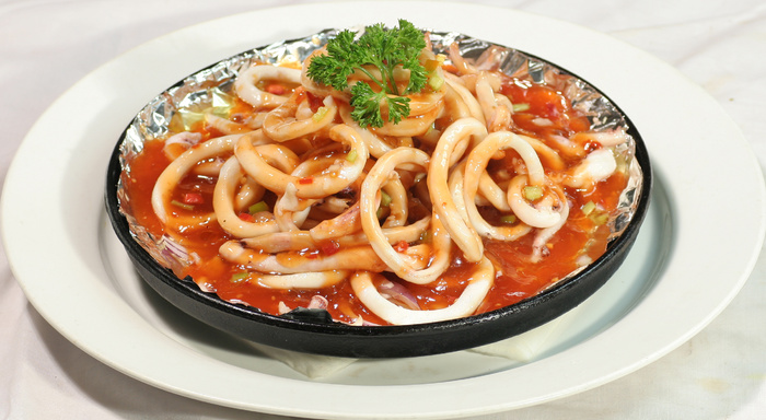 30铁板烤鲜鱿 一篓油
