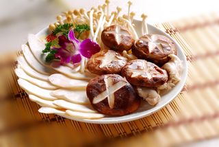 蘑菇香菇金针菇杂菇菌类美食素菜