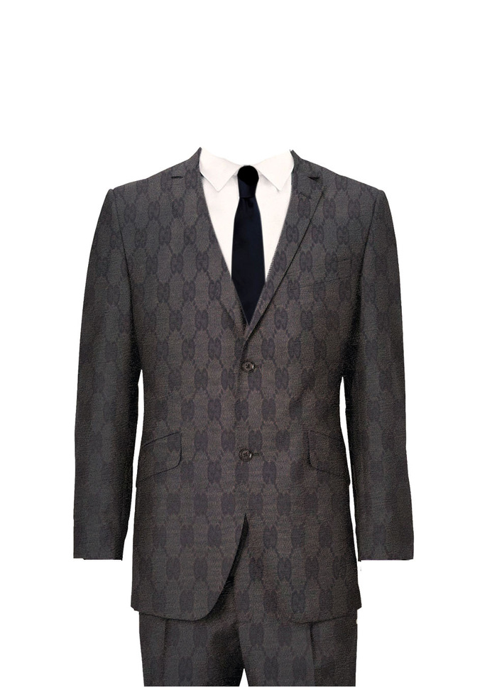 条纹男士黑色时尚照