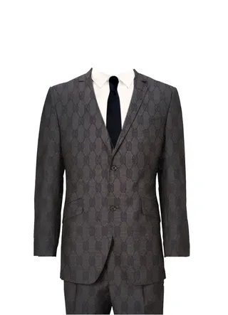 条纹男士黑色时尚照