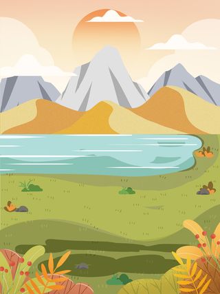 秋天背景秋季风景