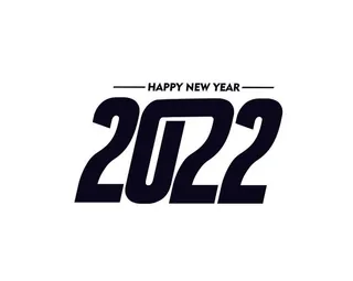 设计 2022 数字 新年 素材