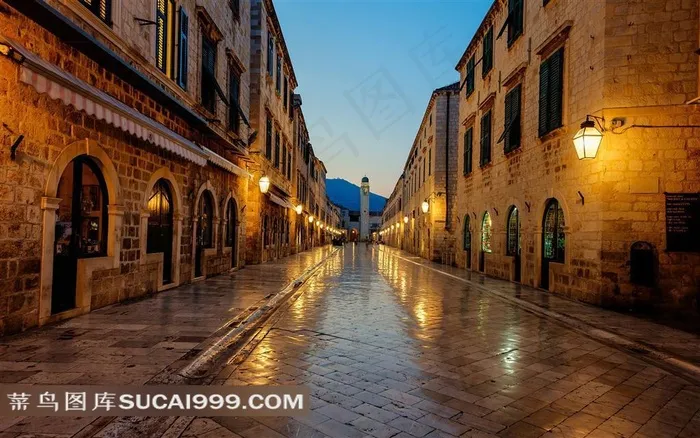 城市漂亮的街灯素材