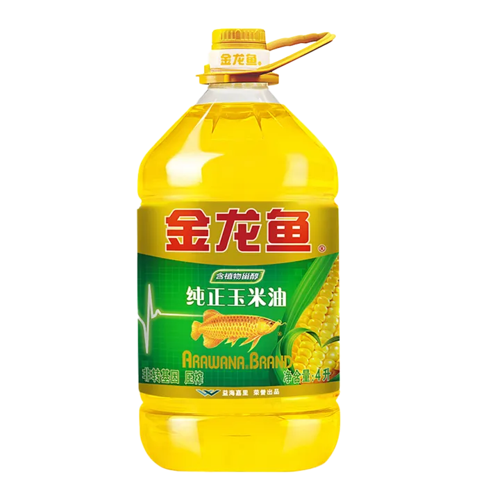 金龙鱼玉米油4升超市商品白底图免抠实物摄影png格式图片透明底