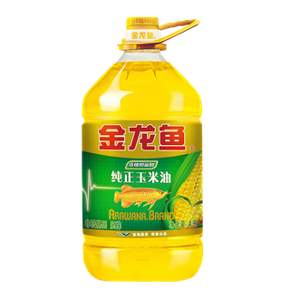 金龙鱼玉米油4升超市商品白底图免抠实物摄影png格式图片透明底