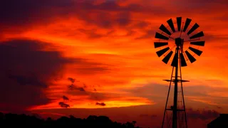 高清火烧云风景