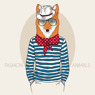 拟人动物 卡通头像