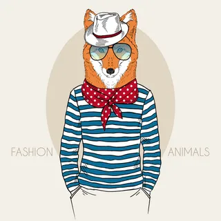 拟人动物 卡通头像