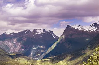 冬天自然背景风景