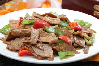 野山笋炒肉 20元