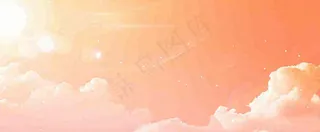 云层粉色渐变云朵浪漫光照