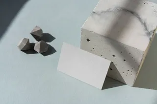 北欧风正面场景名片样机