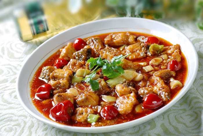 XCXC0781大蒜烧鲢鱼