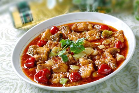 XCXC0781大蒜烧鲢鱼