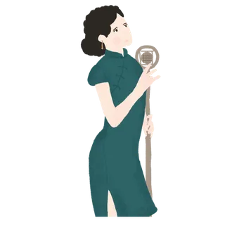 传统旗袍美女 (55)