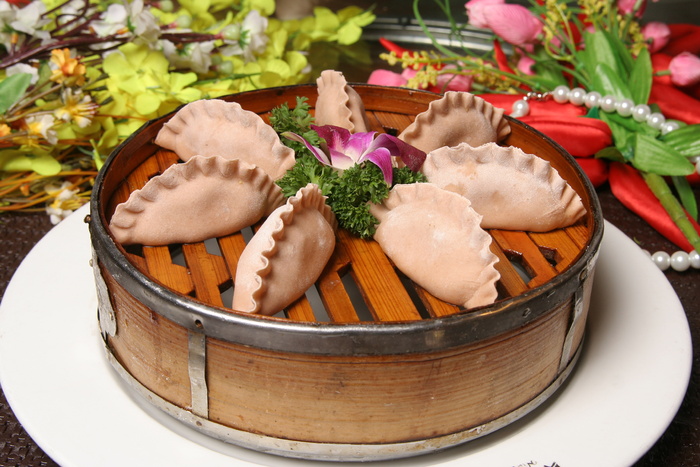 荞麦面蒸饺