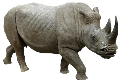 犀牛动物园动物设计素材森林野生