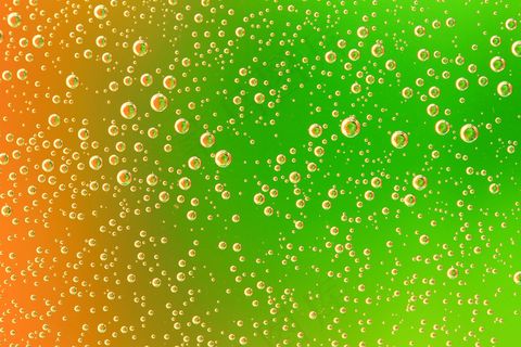 高清绿色水珠背景图片