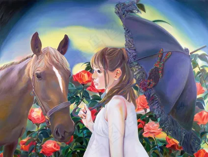 霜月夜绘画作品图片 霜月夜绘画作品图片