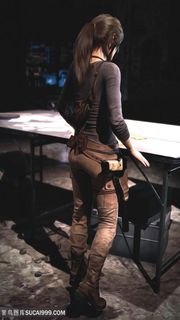 挎枪的女战士图片