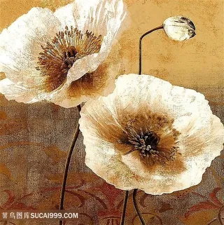 欧式花朵装饰画