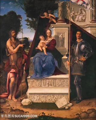 达芬奇欧洲人物油画图片