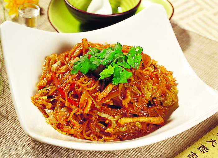  泡菜苕粉肉丝