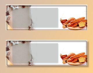 电商广告白色面包零食背景