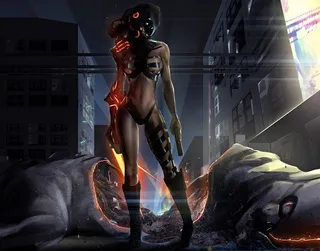 刚消灭对手的游戏人物创意高清图片