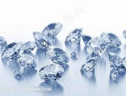 数颗淡蓝色的宝石特写摄影高清图片 数颗淡蓝色的宝石特写摄影高清图片