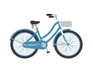 自行车单车装饰元素