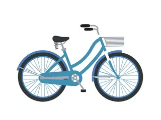 自行车单车装饰元素