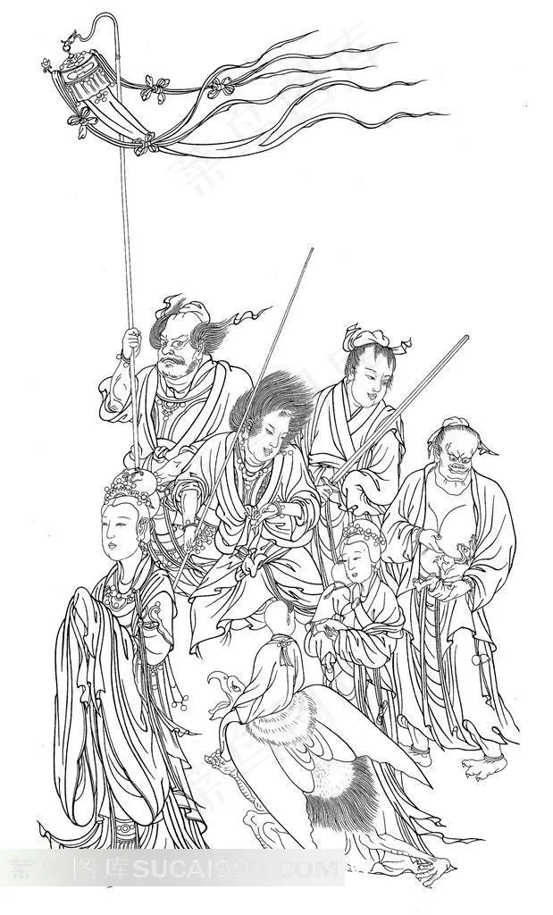 佛像绘画设计素材