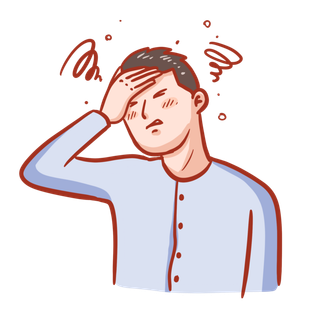 后悔莫及的男人头昏目眩