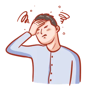 后悔莫及的男人头昏目眩