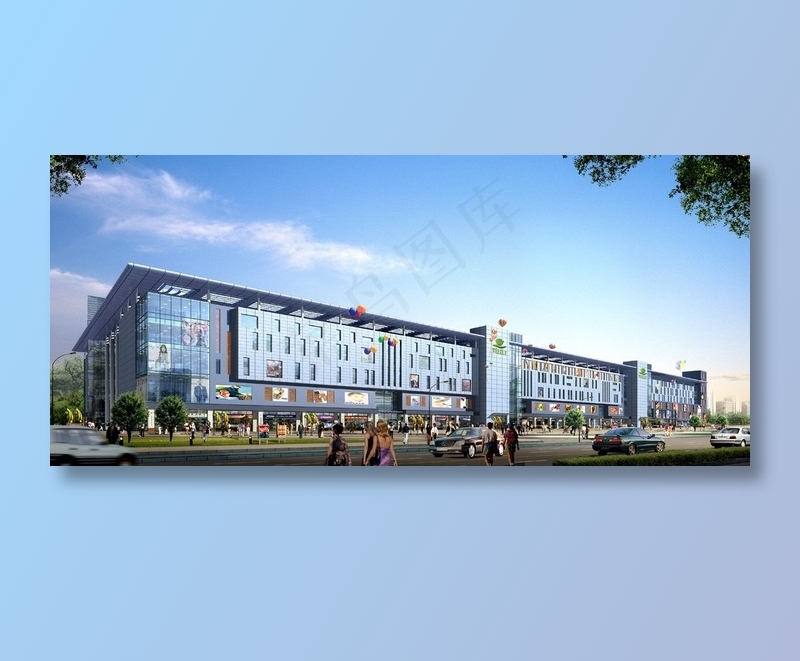 临街的商品楼设计图片