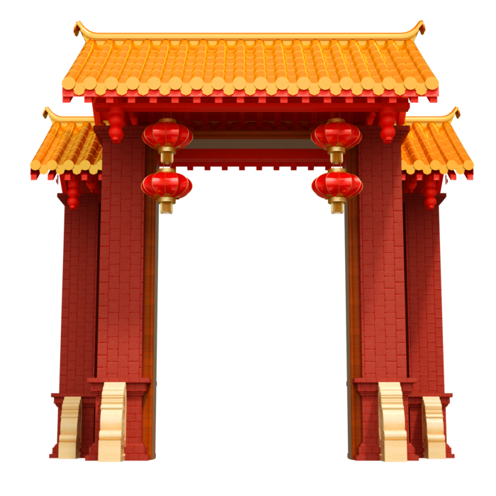 新年元素素材红色喜庆新春兔年