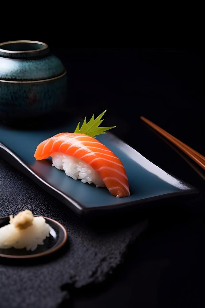 日式美食寿司背景