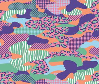 少数民族藏族特色花纹波西米亚风纹理背景图案设计AI矢量图片素材