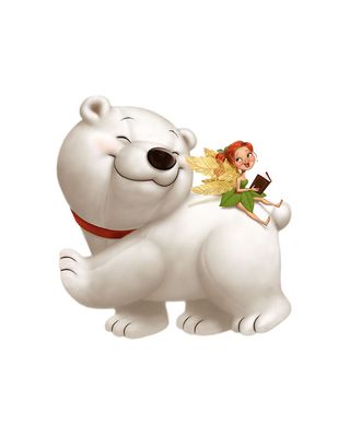 免抠卡通北极熊psd素材