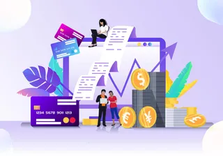 商务2.5D未来科技商务素材