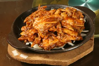 浇汁鱼下巴22元