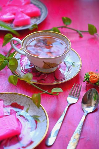 清凉夏日夏季饮品摄影图片